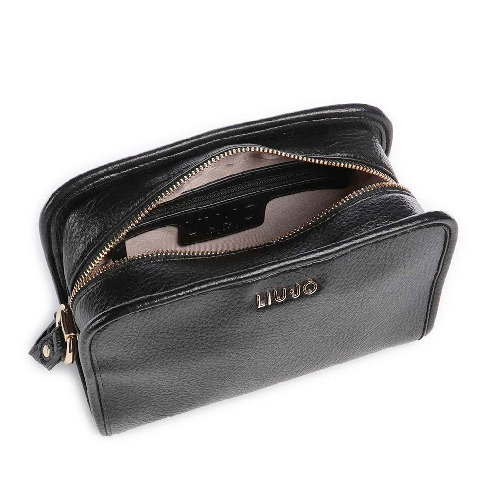 Borsa Donna a Tracolla LIU JO Better effetto Bottalato Nera