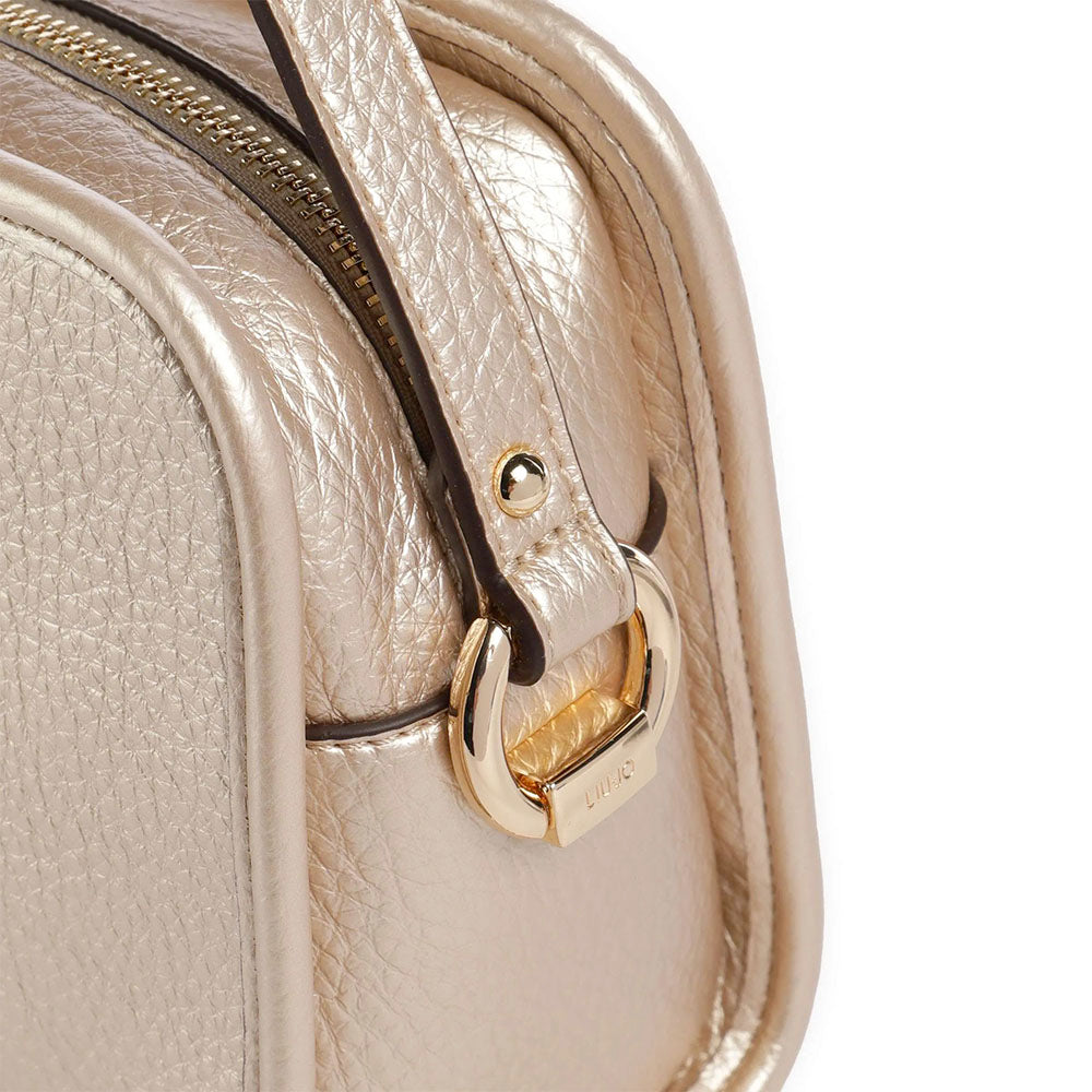 Borsa Donna a Tracolla LIU JO Better effetto Bottalato Light Gold
