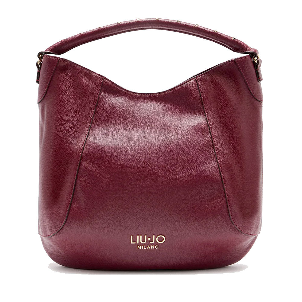 Hobo Bag Donna LIU JO Better effetto Bottalato Red Wine