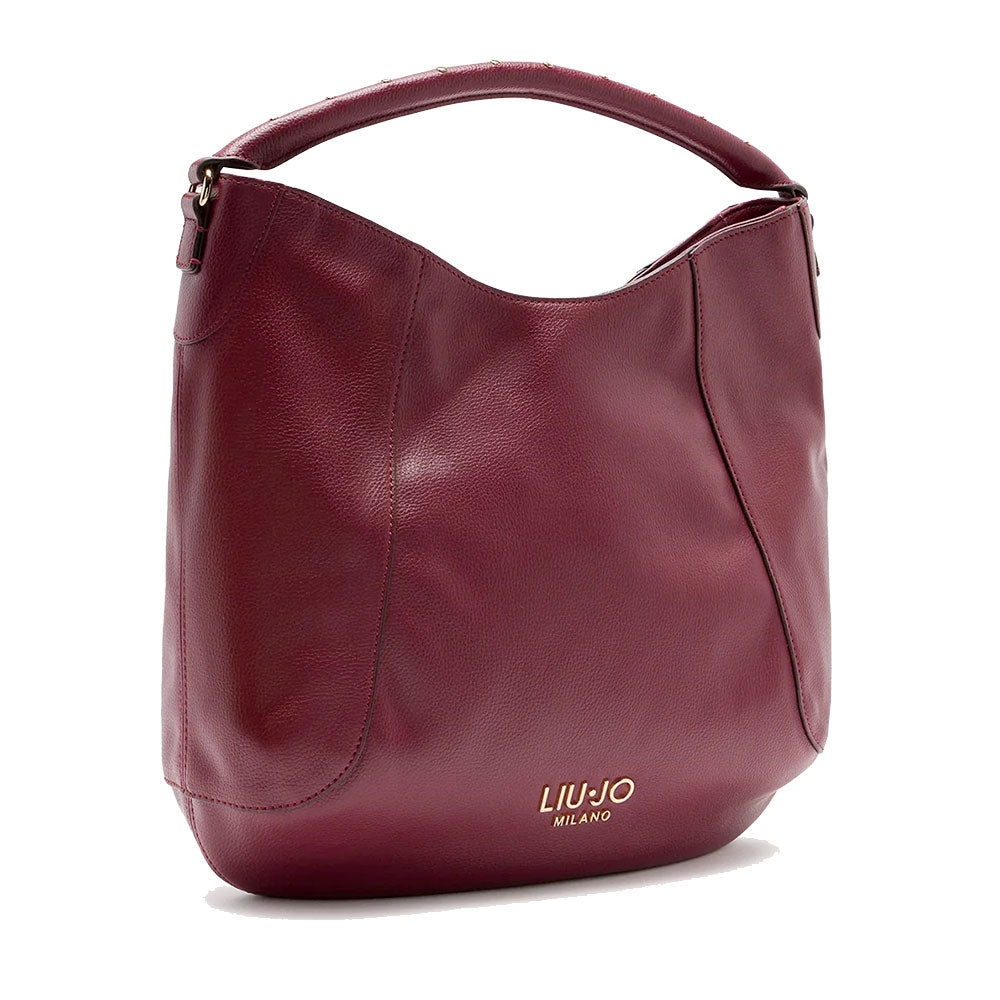 Hobo Bag Donna LIU JO Better effetto Bottalato Red Wine
