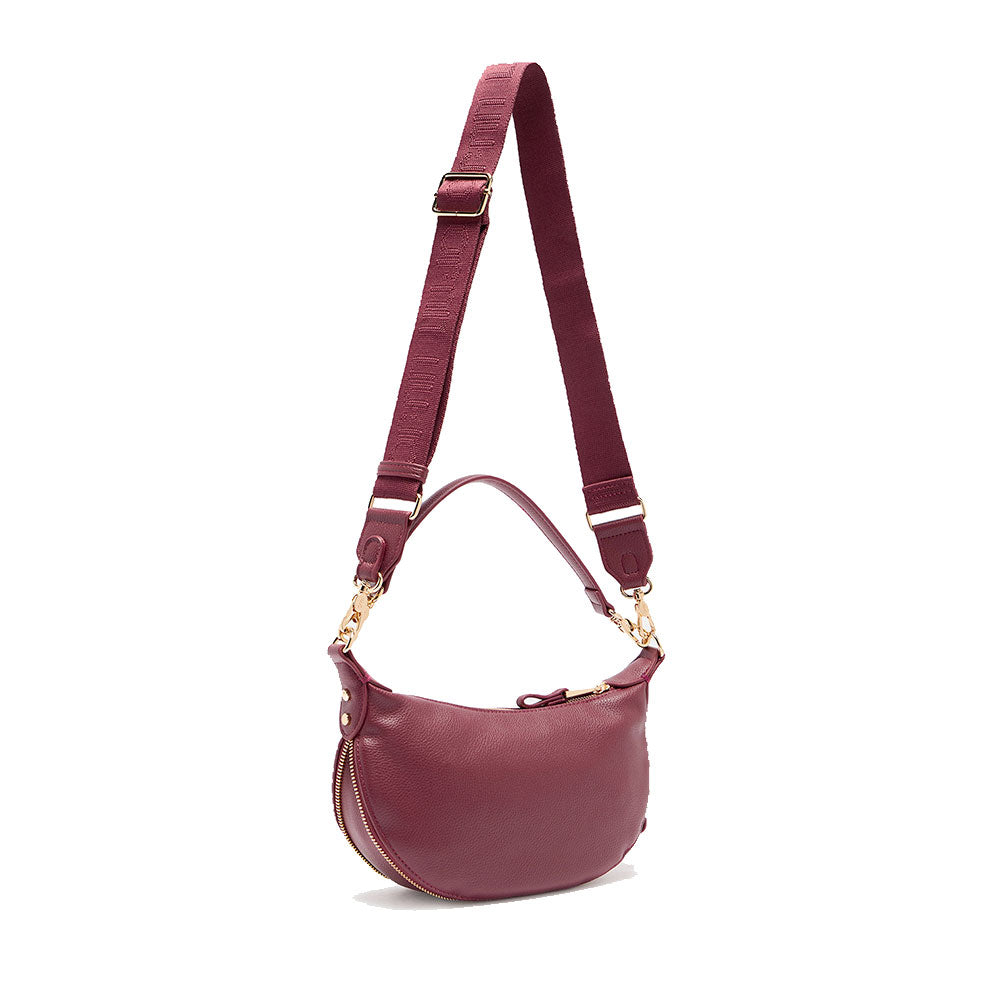 Hobo Bag Small con Tracolla LIU JO Better effetto Bottalato Red Wine