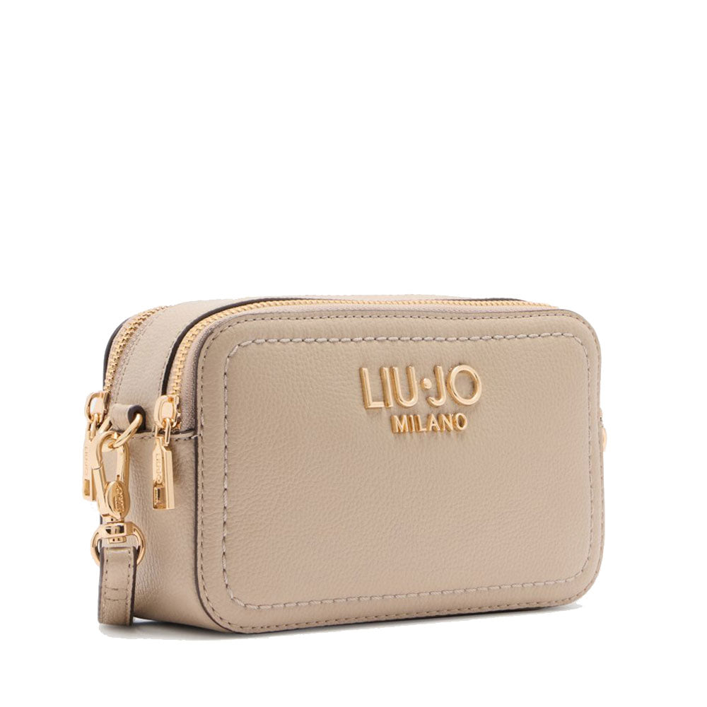 Borsa Donna a Tracolla LIU JO effetto Bottalato Beige
