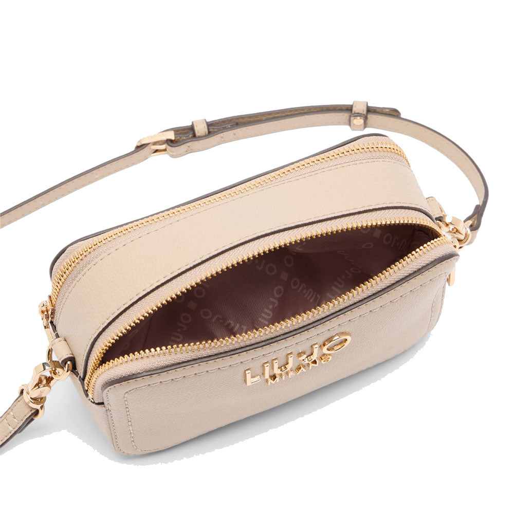 Borsa Donna a Tracolla LIU JO effetto Bottalato Beige
