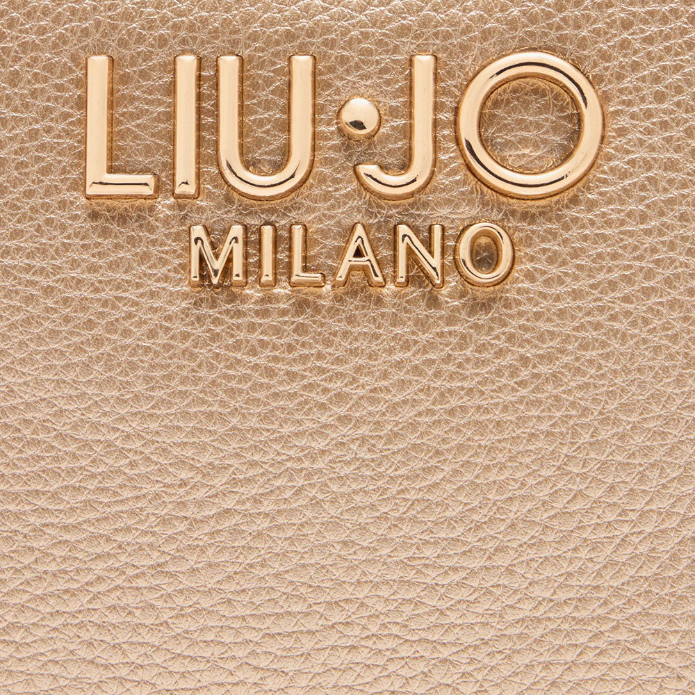 Borsa Donna a Tracolla LIU JO effetto Bottalato Light Gold