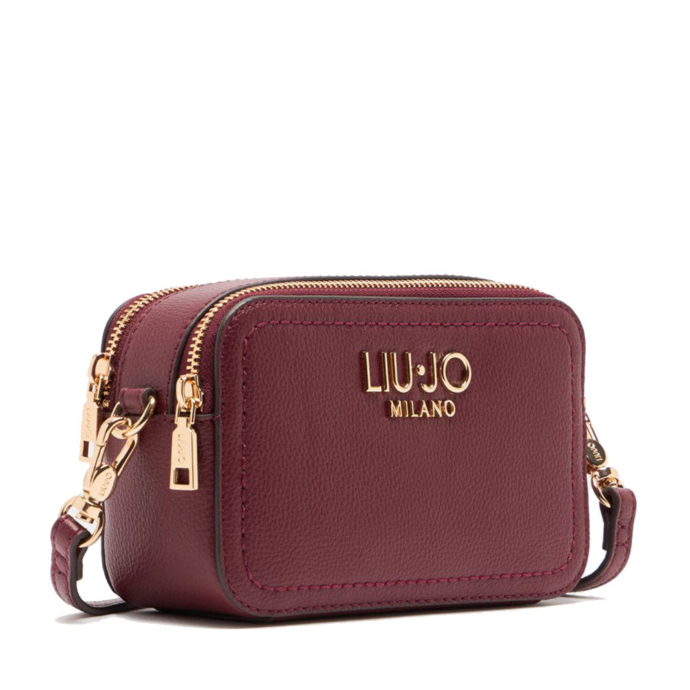 Borsa Donna a Tracolla LIU JO effetto Bottalato Red Wine