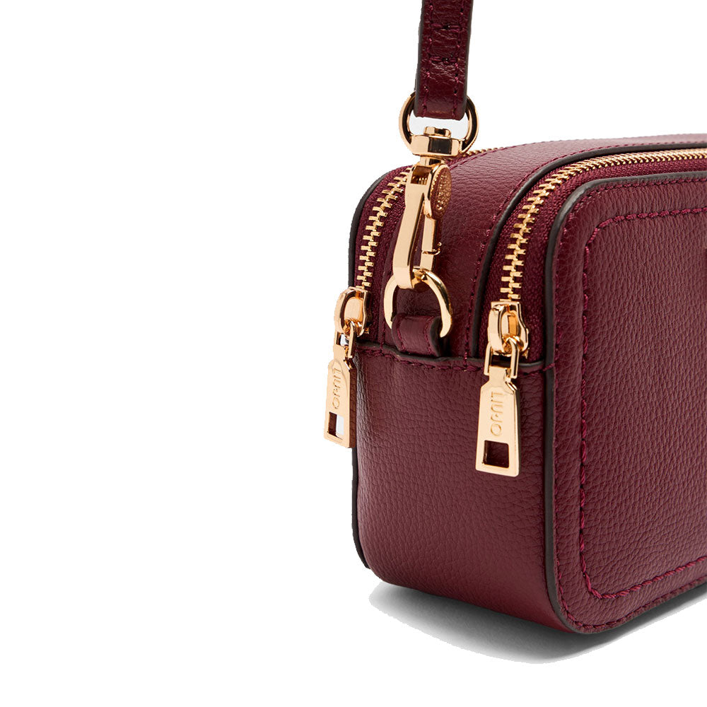 Borsa Donna a Tracolla LIU JO effetto Bottalato Red Wine