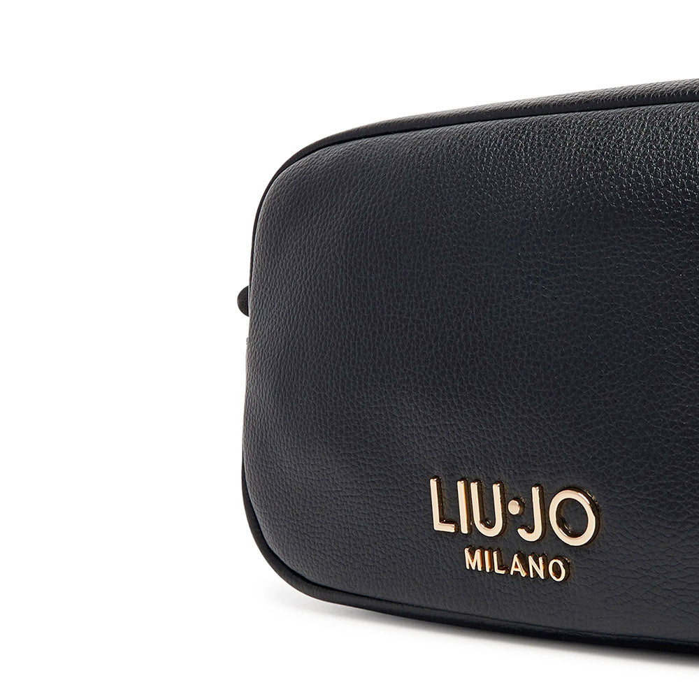 Camera Case a Tracolla LIU JO Better effetto Bottalato Nero