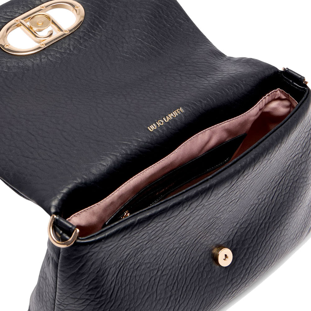 Borsa a Spalla Media LIU JO linea LaPuffy Nera