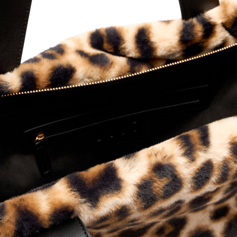 Shopping Bag Large LIU JO in Pelliccia Sintetica stampa Animalier