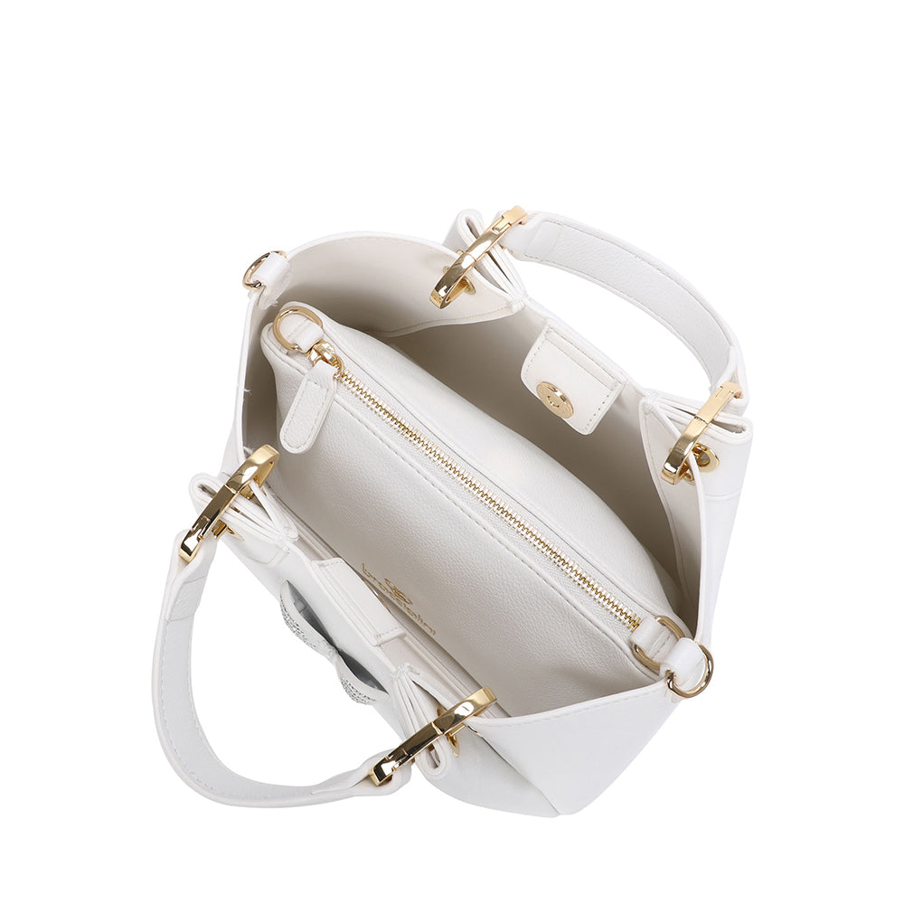 Borsa a Mano Small BRACCIALINI linea Amy Bijoux Bianco