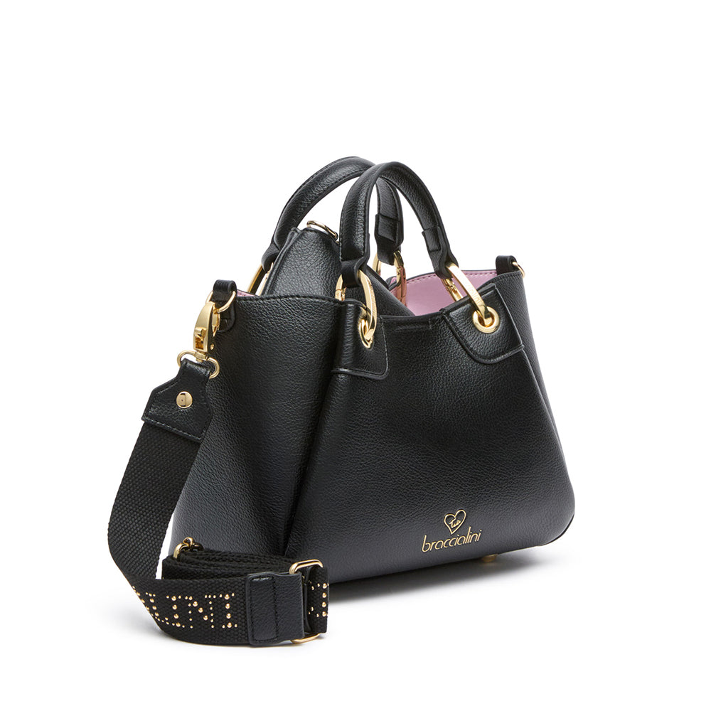 Borsa a Mano Small BRACCIALINI linea Amy Nero