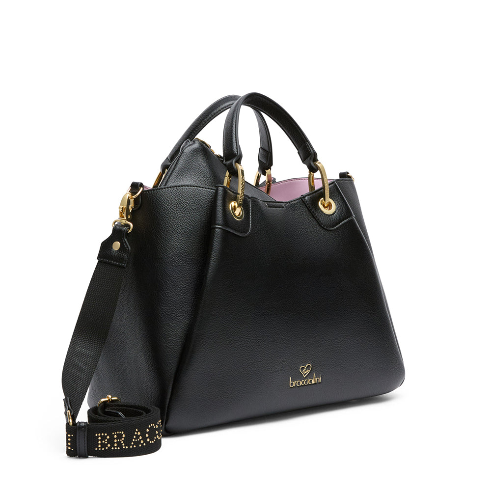 Borsa a Mano BRACCIALINI linea Amy Nero