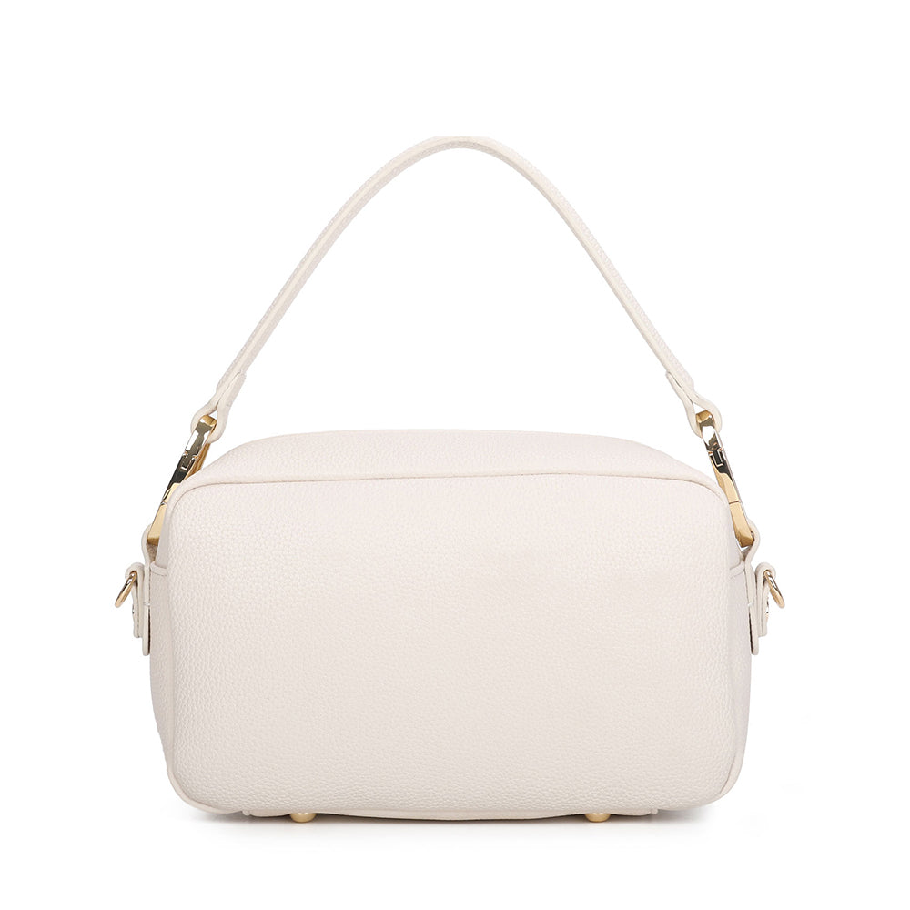 BRACCIALINI Damen Umhängetasche, Jinny Mix Line, Beige