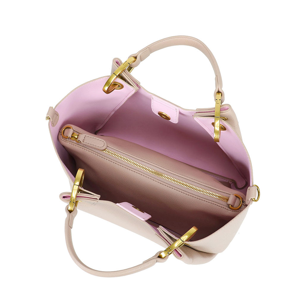 Borsa a Mano Media BRACCIALINI linea Amy Beige