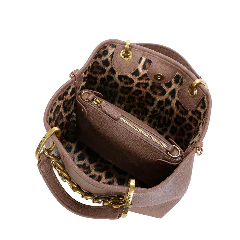 Borsa Donna a Mano BRACCIALINI linea Beth Jewels Marrone