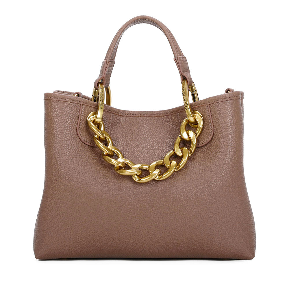 Borsa Donna a Mano BRACCIALINI linea Beth Jewels Marrone