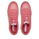 Scarpe Donna LIU JO Sneakers Platform Amazing 25 in Suede e Mesh Rosso Fragola