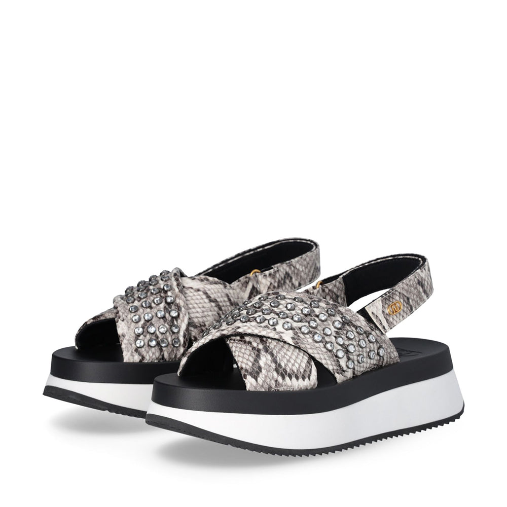 Sandali Platform con Borchie Gioiello LIU JO Dreamy Sandal 02 stampa Pitone