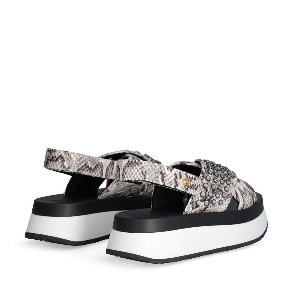 Sandali Platform con Borchie Gioiello LIU JO Dreamy Sandal 02 stampa Pitone