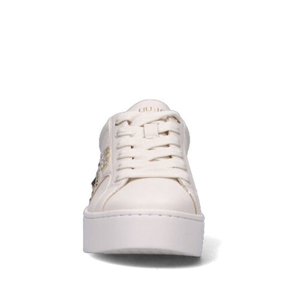 Scarpe Donna LIU JO Sneakers Silvia 85 in Pelle color Burro