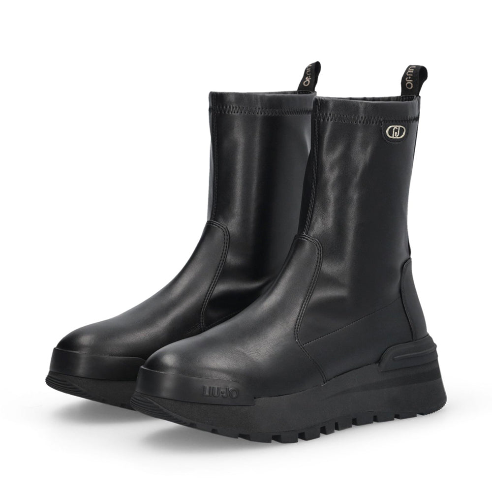 Sitvaletti Donna LIU JO Amazing 22 in Tessuto Stretch Nero