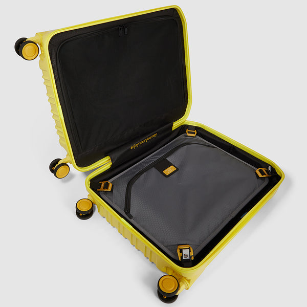 Trolley cabina PIQUADRO Rigido 4 Ruote Giallo - BV4425PQLS3