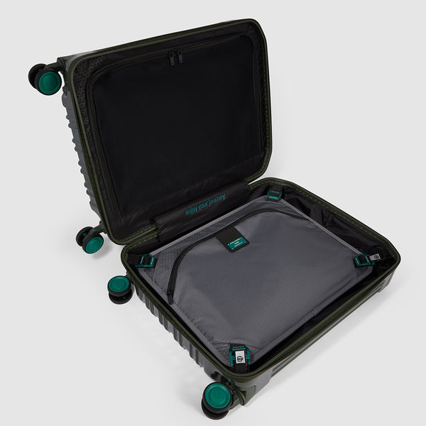 Trolley cabina PIQUADRO Rigido 4 Ruote Verde - BV4425PQLS3