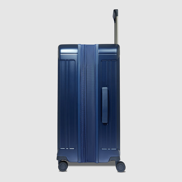 Trolley medio 69cm PIQUADRO Espandibile Rigido 4 Ruote Nero Opaco - BV6393PQL