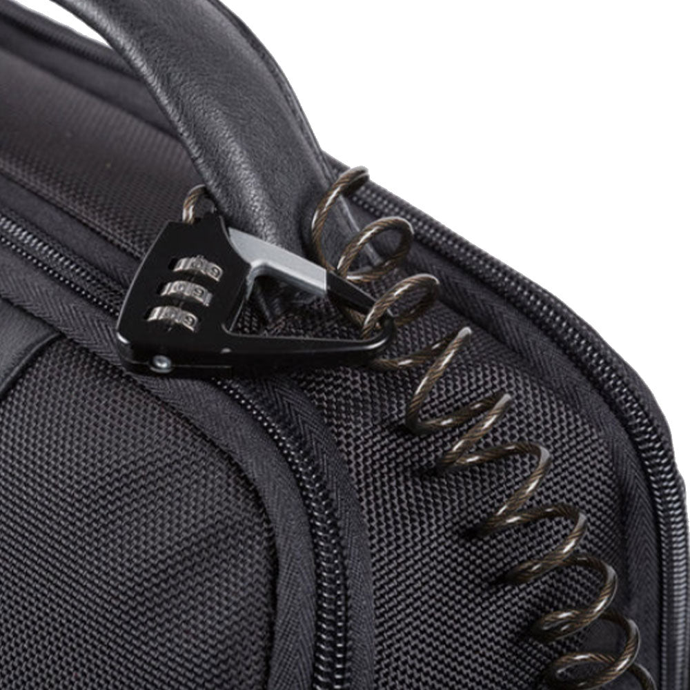PIQUADRO Brief Linie
15,6" Laptop-Rucksack aus Stoff und Leder Farbe Schwarz - CA4818BR2
