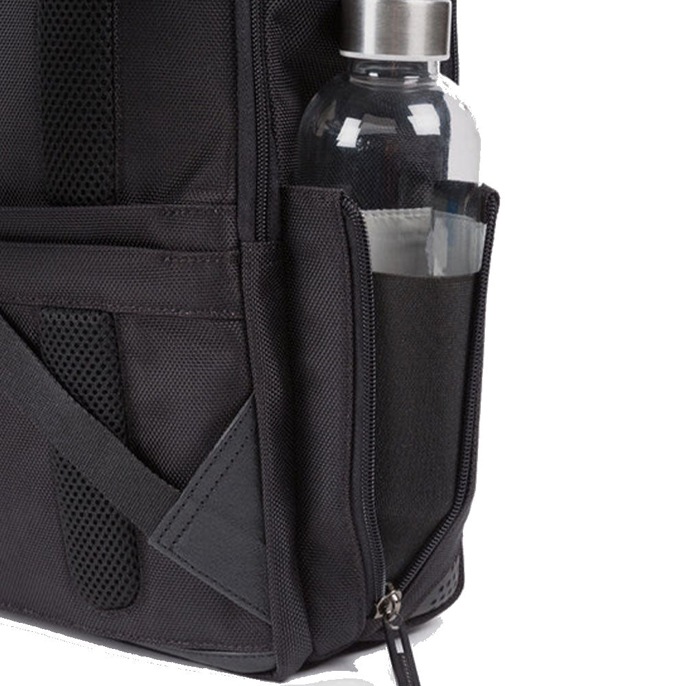 PIQUADRO Brief Linie
15,6" Laptop-Rucksack aus Stoff und Leder Farbe Schwarz - CA4818BR2