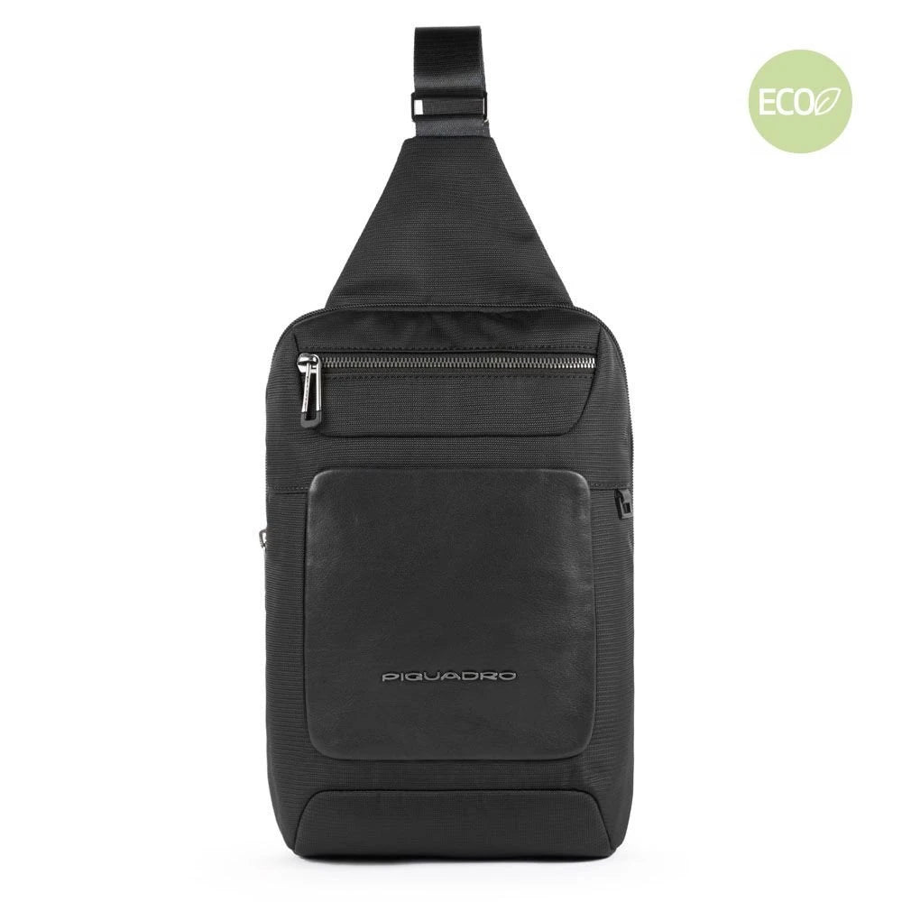 Borsello Monospalla Uomo Porta iPad PIQUADRO - CA5311S115 Nero