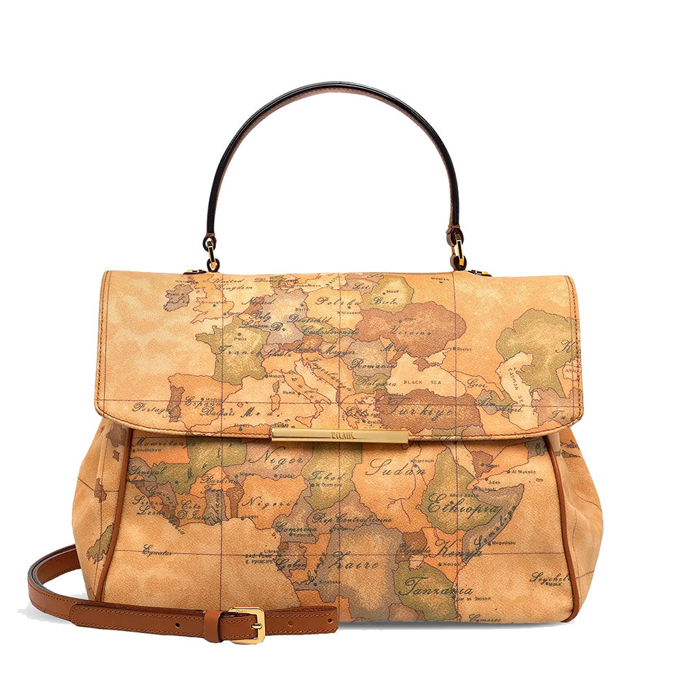 Borsa Donna a Mano con Tracolla 1A Classe Alviero Martini linea Geo Classic D073
