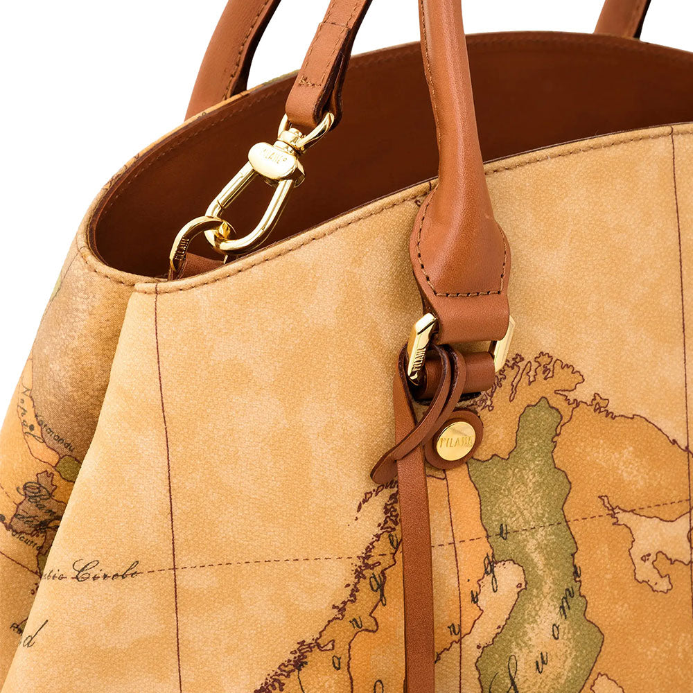 Borsa Donna Due Manici a Mano 1A Classe Alviero Martini linea Geo Classic D075 Made in Italy