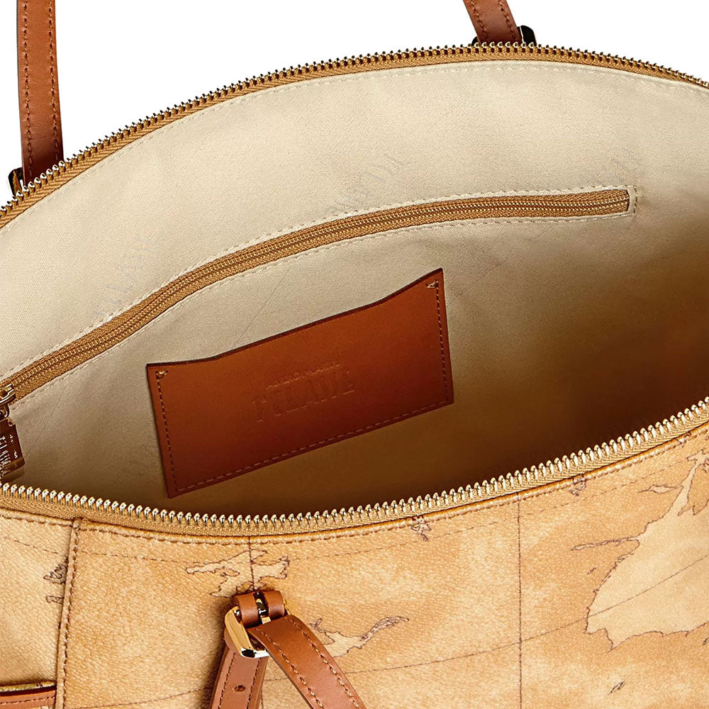 Shopping Bag con Tasche Laterali 1A Classe Alviero Martini linea Geo Classic E001