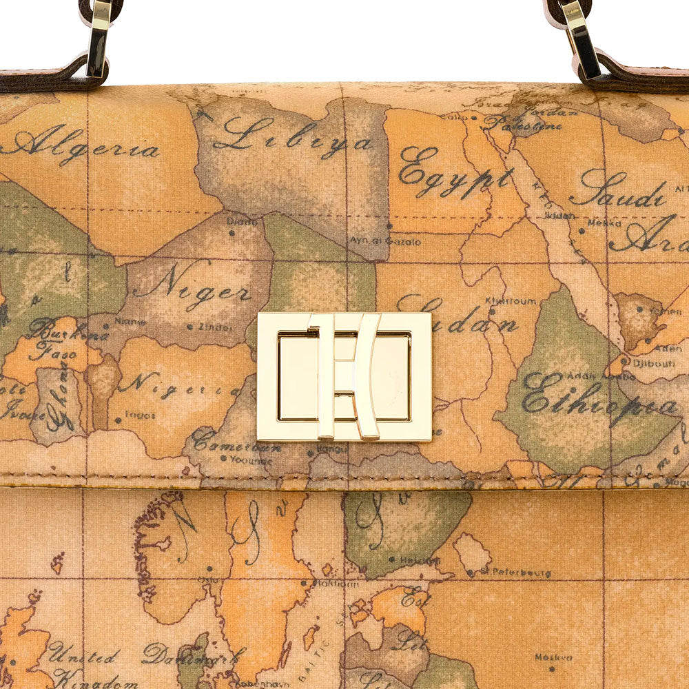 Mini Tote Donna a Mano con Tracolla 1A Classe Alviero Martini linea Geo Classic E064