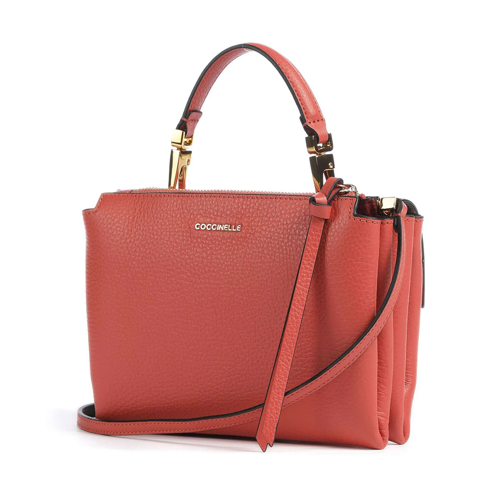 COCCINELLE Arlettis Linie
Damen Handtasche mit Schultergurt aus Grenadine Red Leder