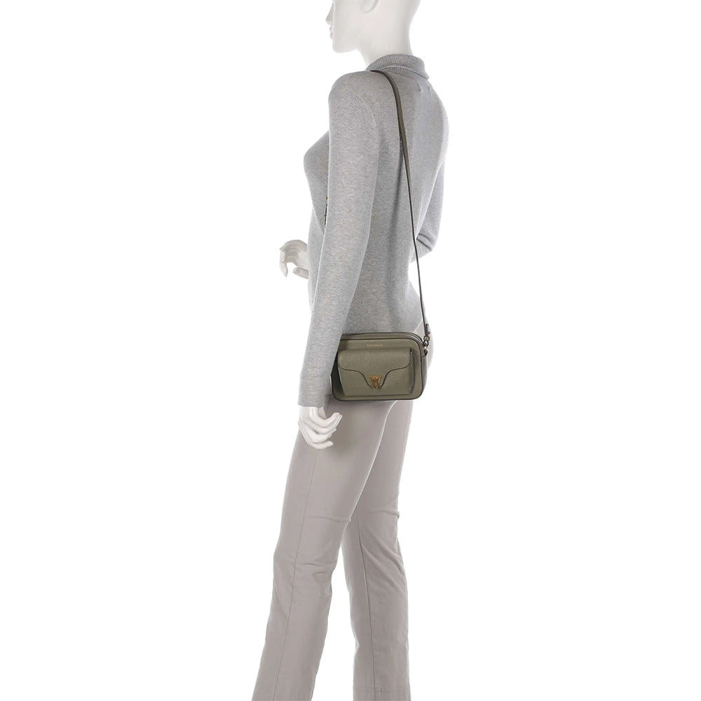 Borsa Donna a Tracolla COCCINELLE linea Beat Soft Mini in Pelle Laurel Green
