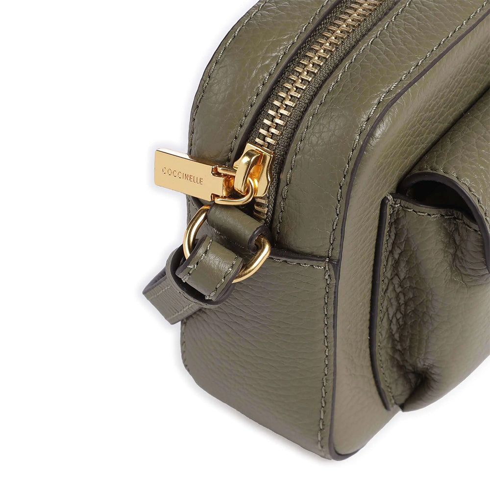 Borsa Donna a Tracolla COCCINELLE linea Beat Soft Mini in Pelle Laurel Green