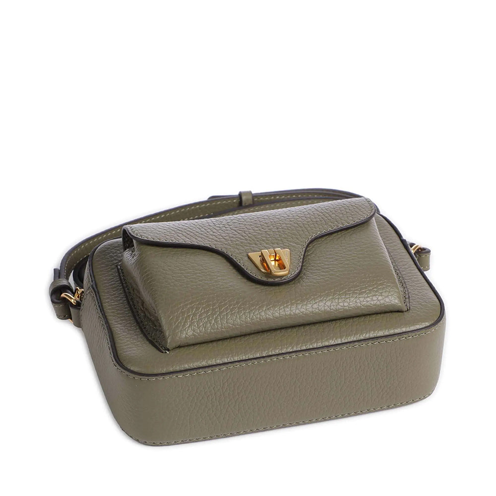 Borsa Donna a Tracolla COCCINELLE linea Beat Soft Mini in Pelle Laurel Green