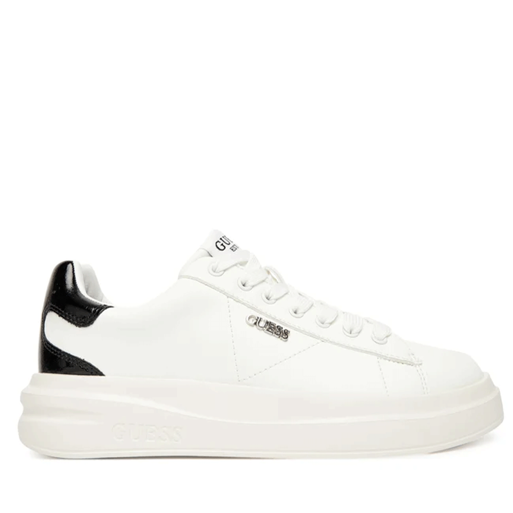 Sneakers Donna GUESS Colore Bianco - Nero Linea Elbina