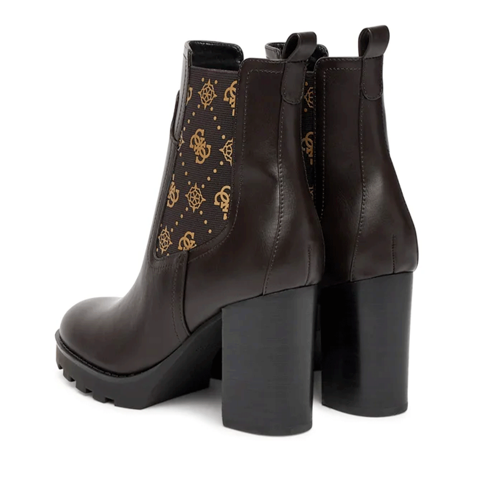 Stivaletti Donna GUESS con Tacco Linea Nealle Colore Dark Brown