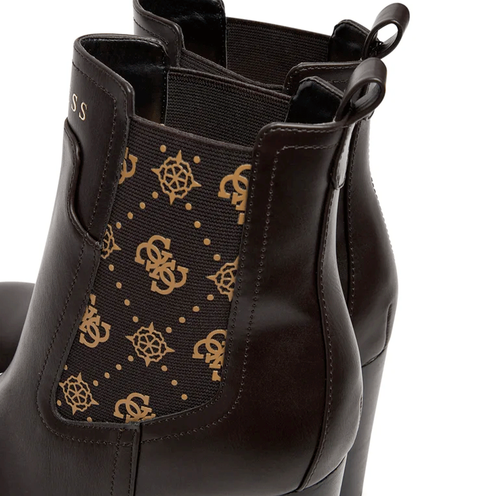 Stivaletti Donna GUESS con Tacco Linea Nealle Colore Dark Brown