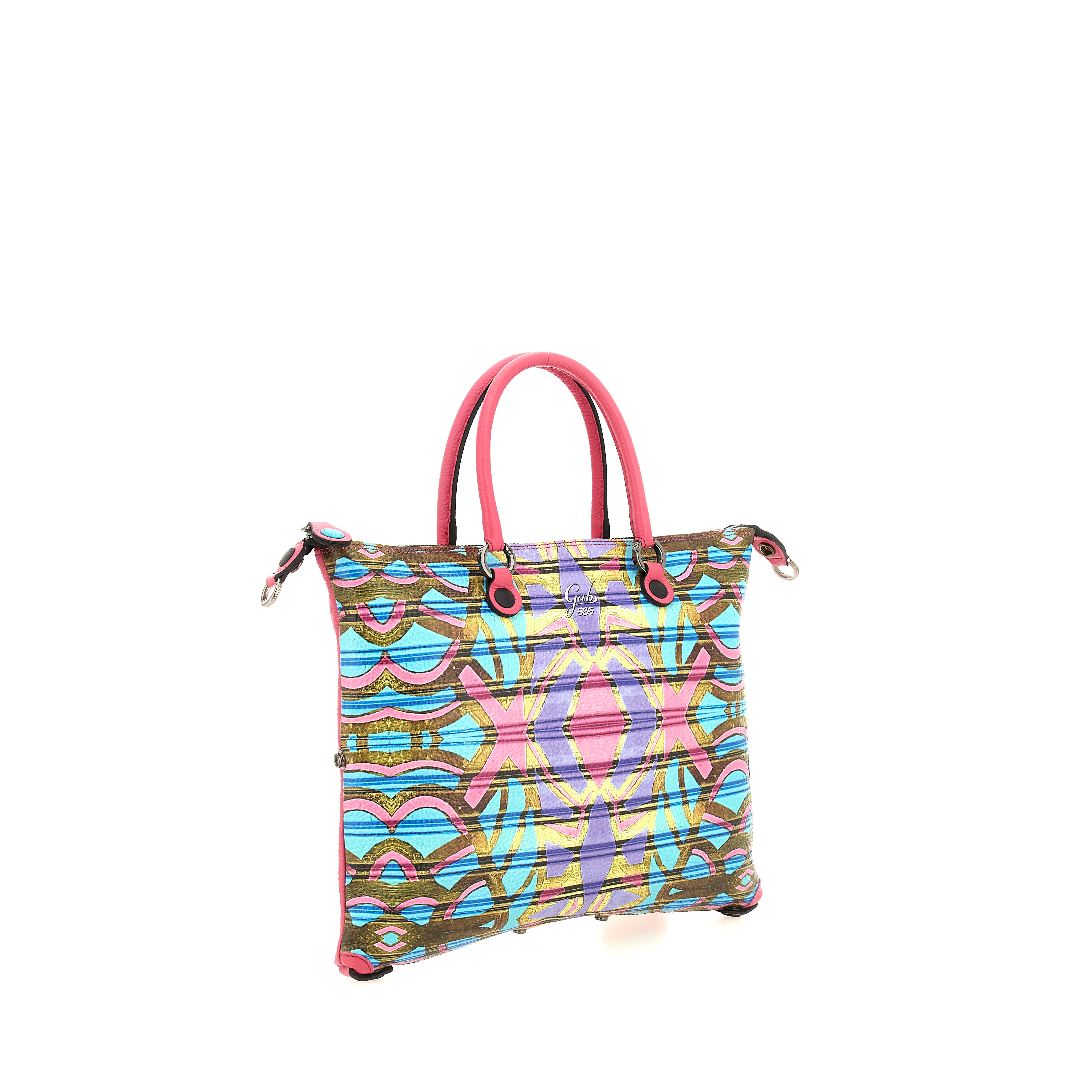 Borsa Donna a Mano con Tracolla GABS G3 PLUS Medium in Pelle stampa Maori