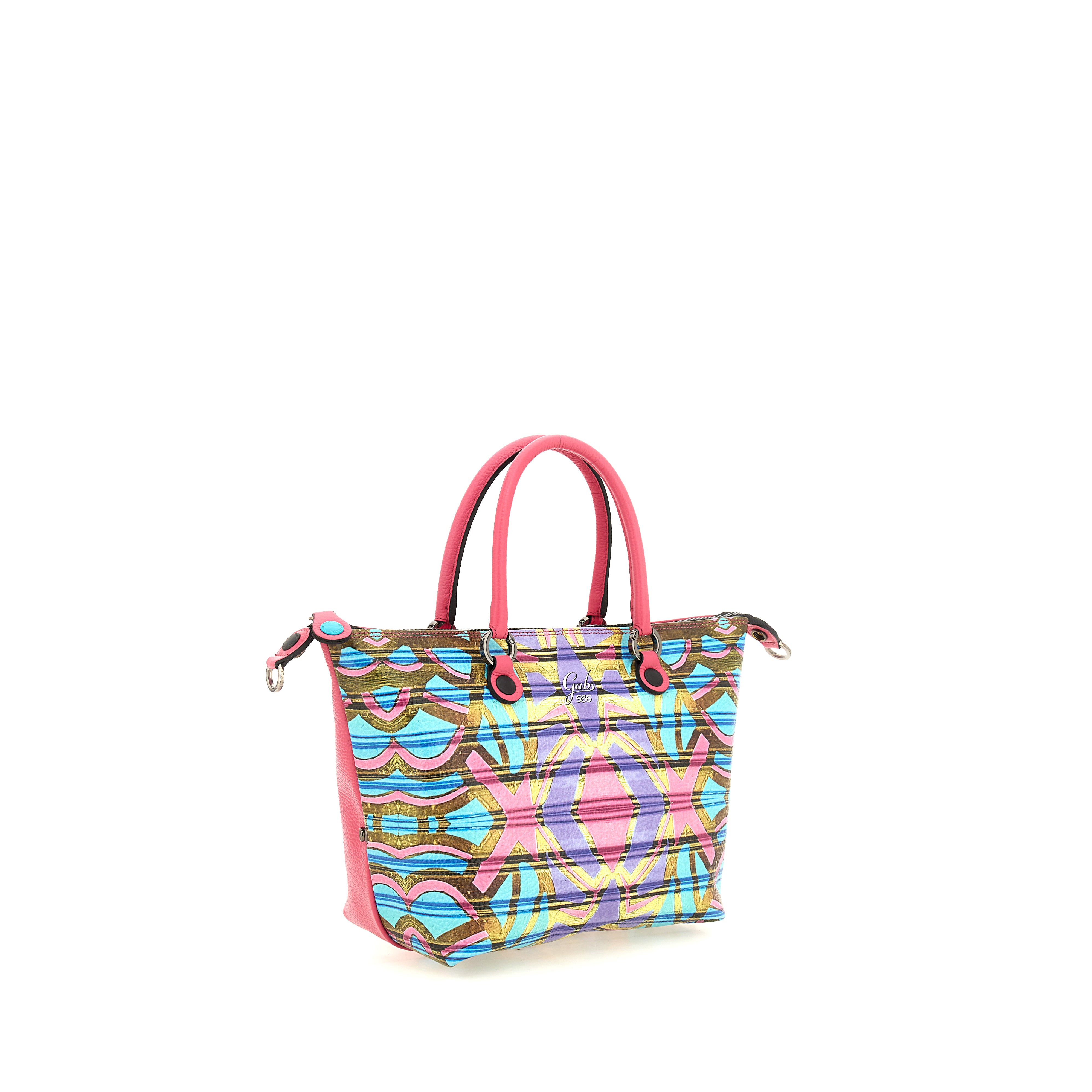 Borsa Donna a Mano con Tracolla GABS G3 PLUS Medium in Pelle stampa Maori