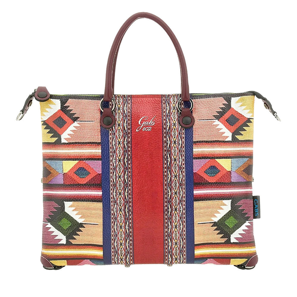 Borsa Donna a Mano con Tracolla GABS G3 PLUS Medium in Pelle stampa Perù
