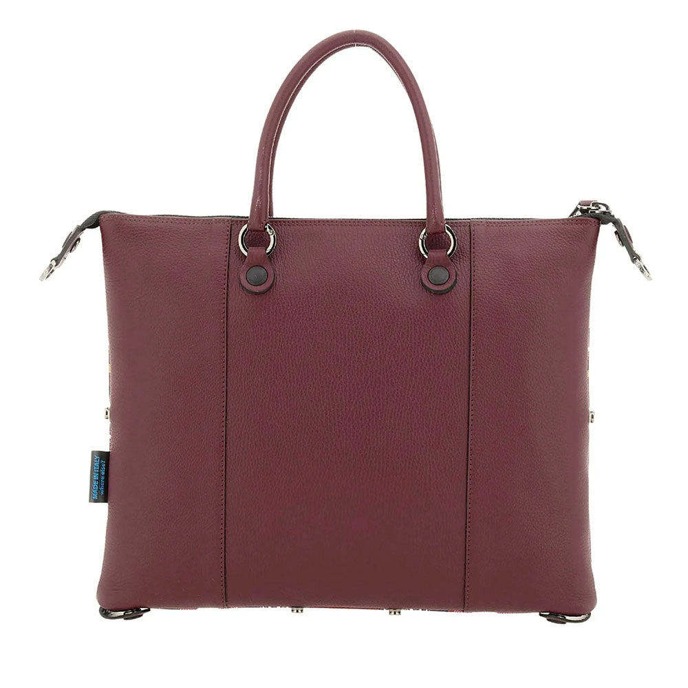 Borsa Donna a Mano con Tracolla GABS G3 PLUS Medium in Pelle stampa Perù
