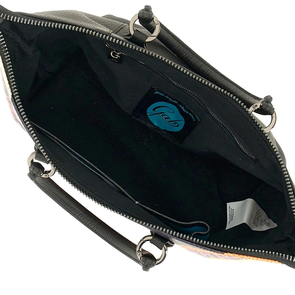 Borsa Donna a Mano con Tracolla GABS G3 PLUS Medium in Pelle stampa Ricami