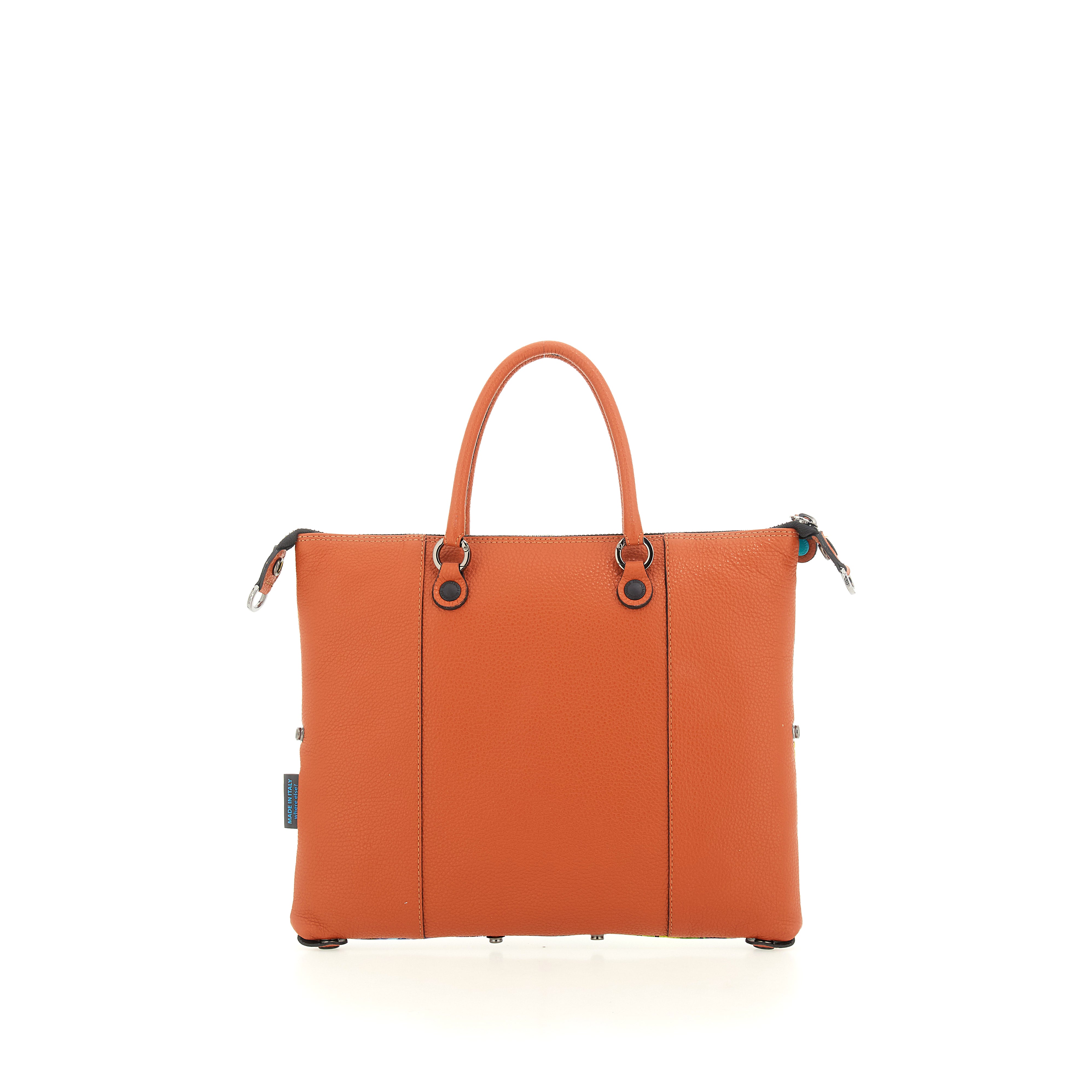 Borsa Donna a Mano con Tracolla GABS G3 PLUS Trip in Pelle stampa Fiori Impressionisti in Fiera Large
