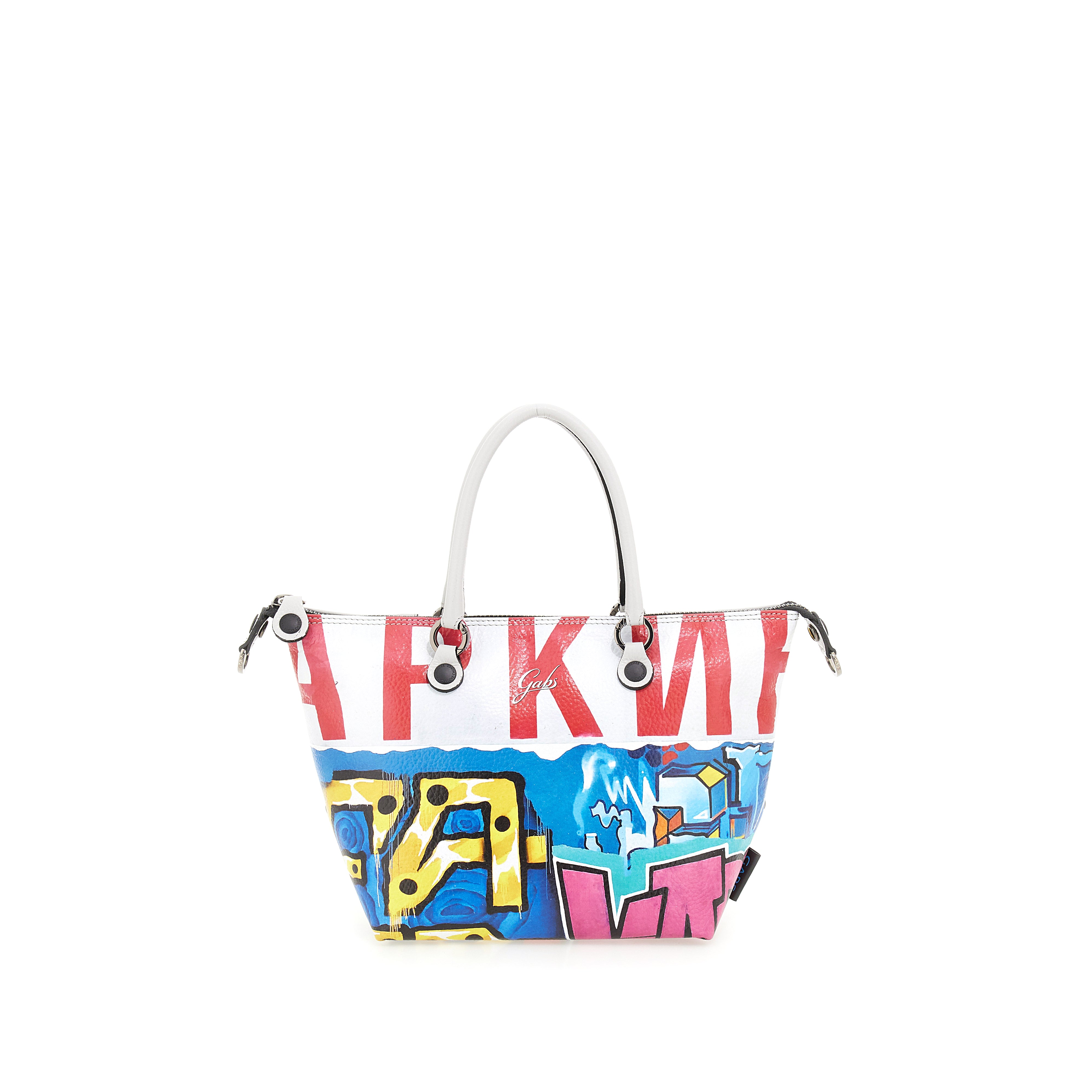 Borsa Donna a Mano con Tracolla GABS G3 PLUS Trip in Pelle stampa Graffiti Large