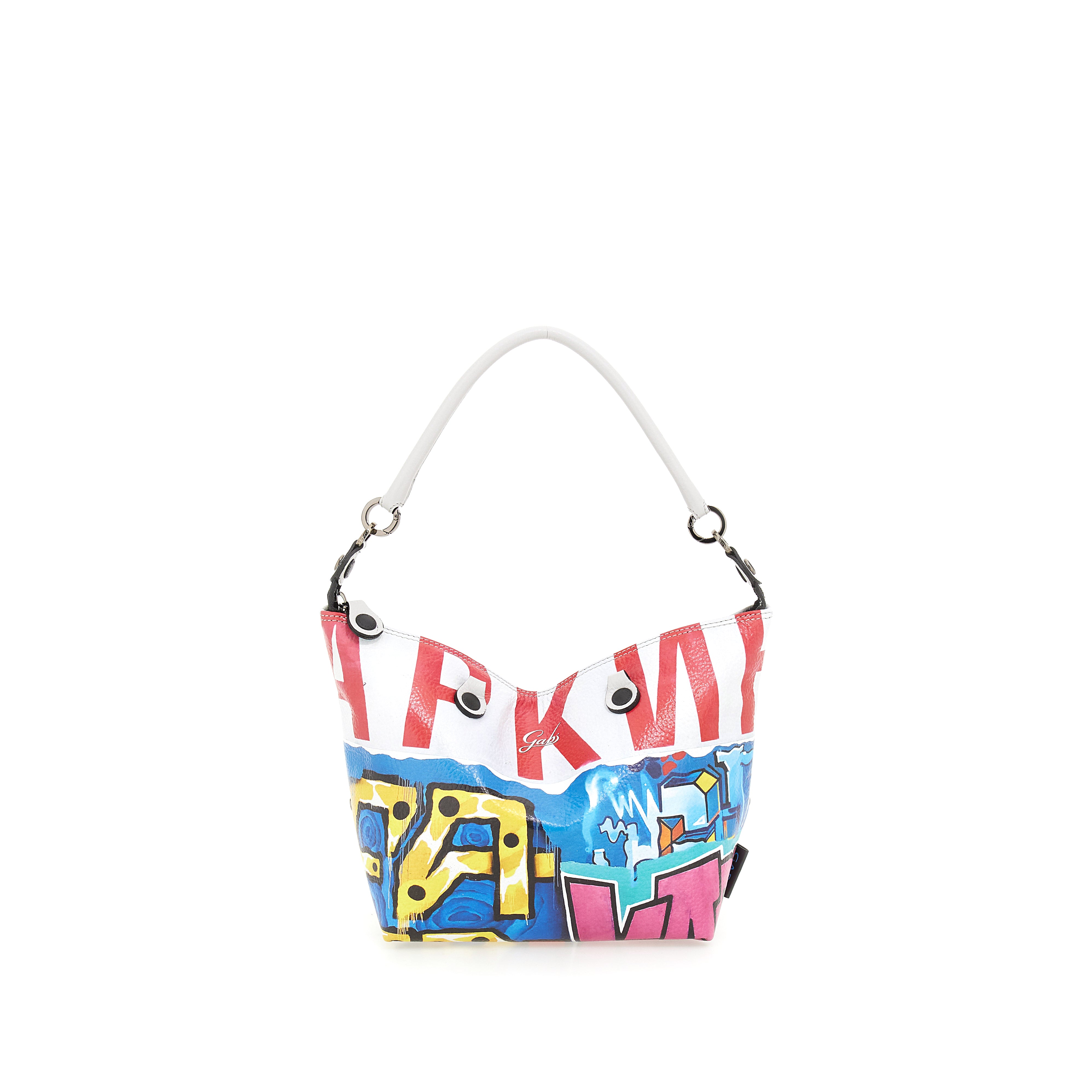 Borsa Donna a Mano con Tracolla GABS G3 PLUS Trip in Pelle stampa Graffiti Large